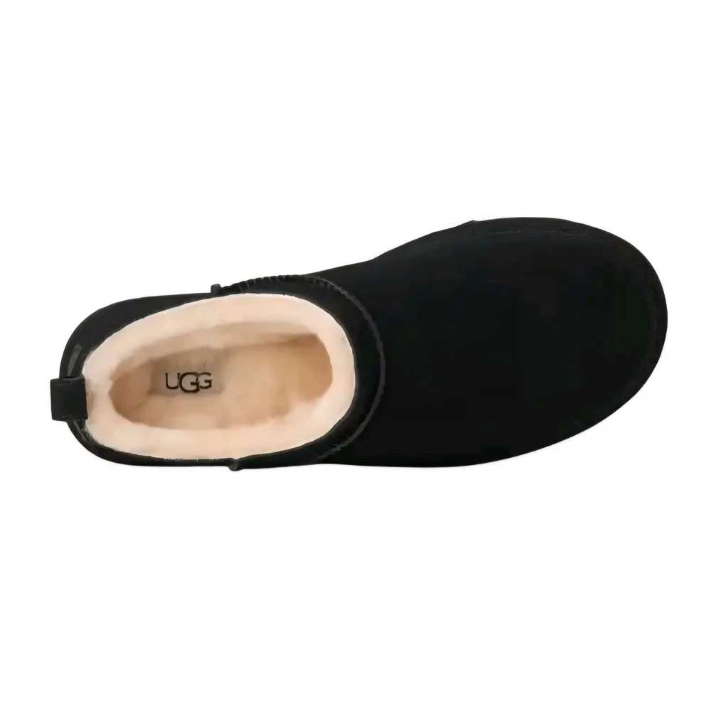 UGG Women's Classic Micro Suede Boots - Black - Picture 4 of 6